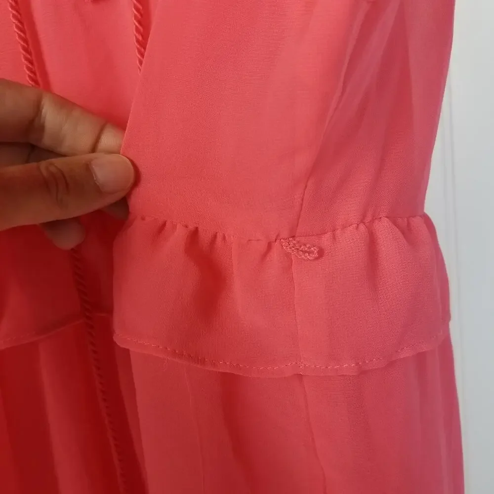 Motherhood Maternity Sleeveless Dress Pink Small